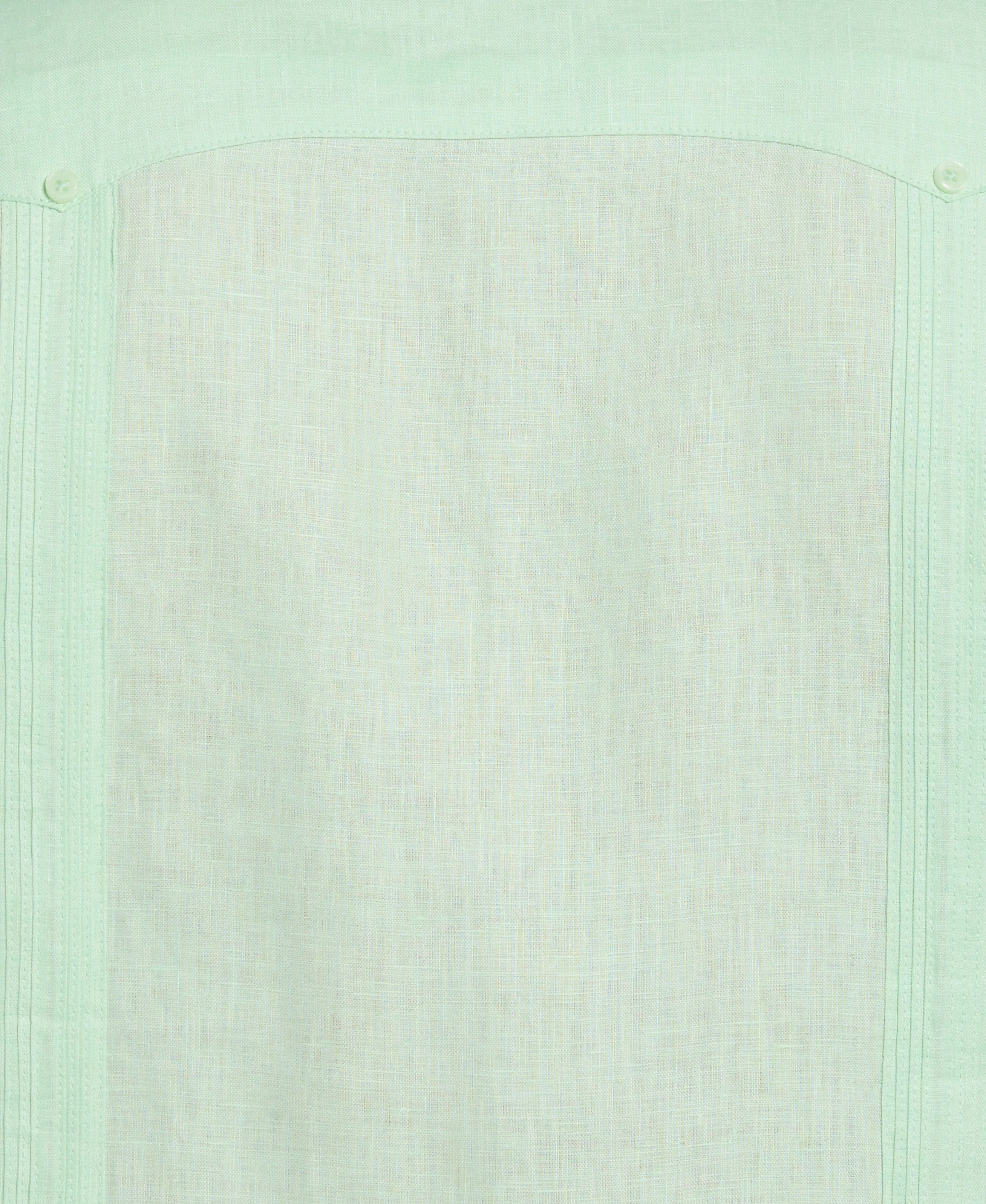 100% Linen Classic Guayabera Shirt - Short Sleeve