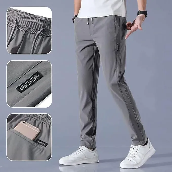 1.SportFlex™ - Combo of 2 Men's Sports Regular Fit Lycra Track Pants
