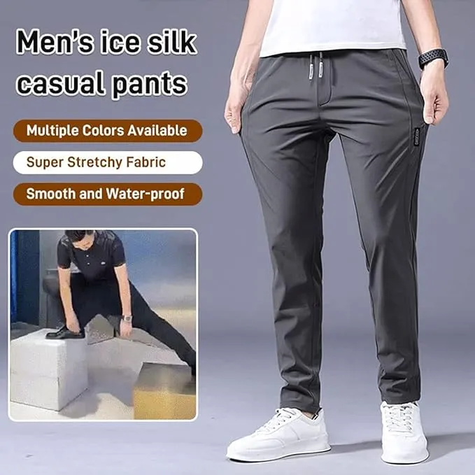 1.SportFlex™ - Combo of 2 Men's Sports Regular Fit Lycra Track Pants