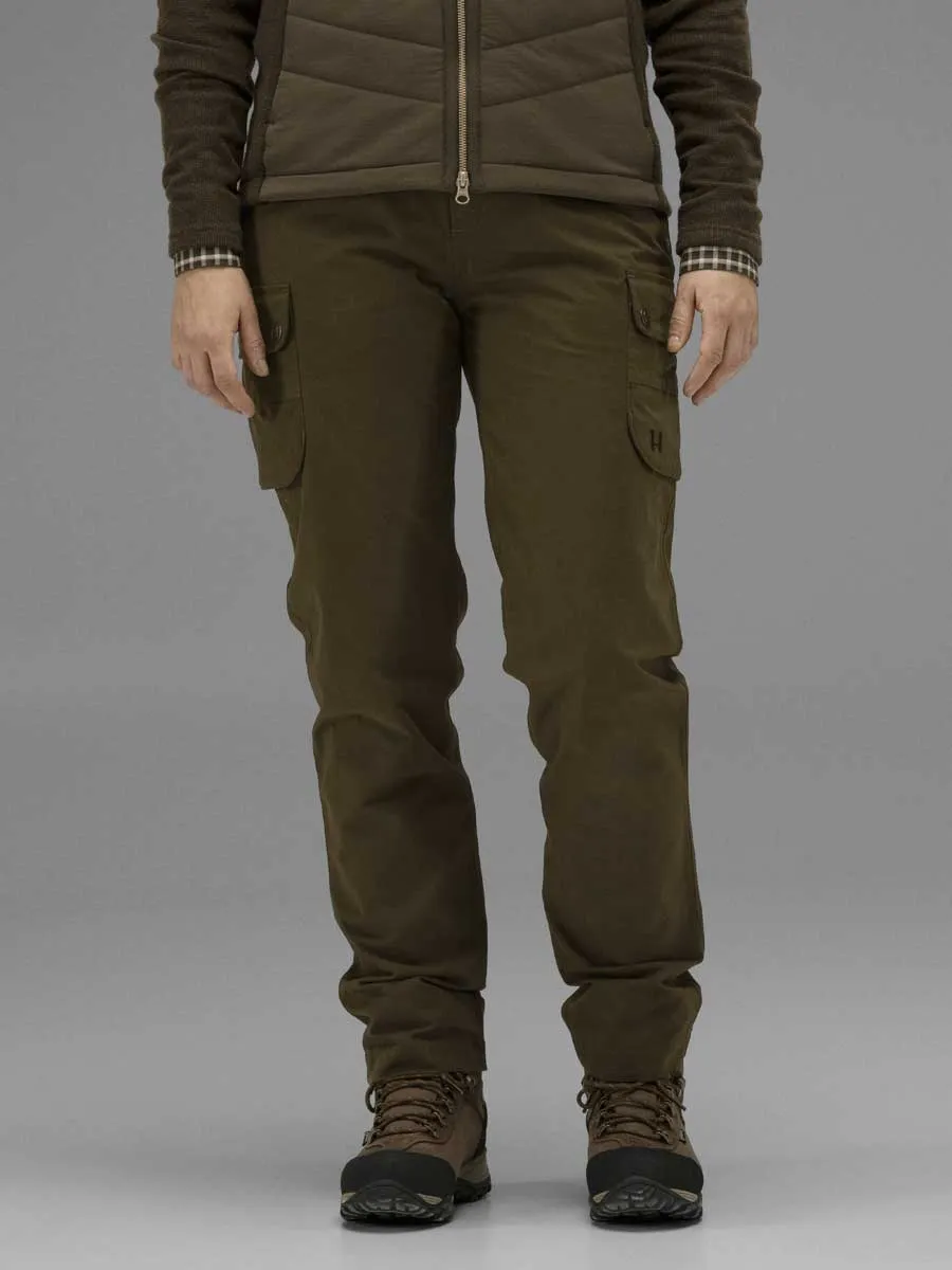 50% OFF HARKILA Retrieve Trousers - Ladies - Warm Olive - Size: UK 8 & 16