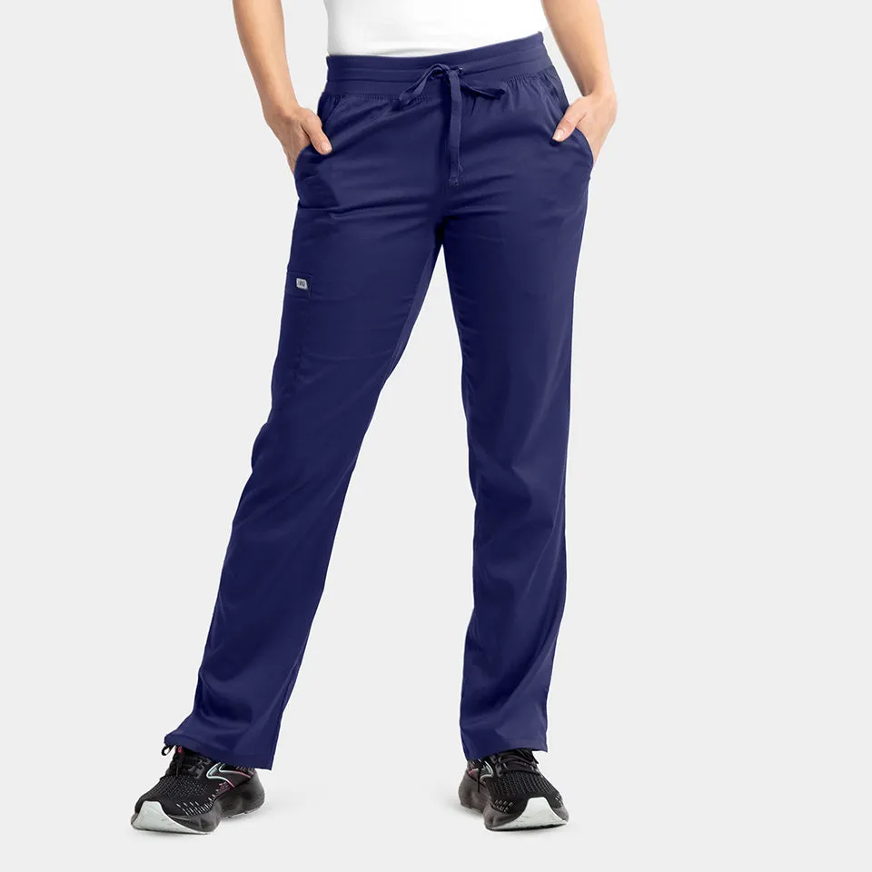 6802- Women’s Semi-Tapered Leg Pant with Yoga Waistband