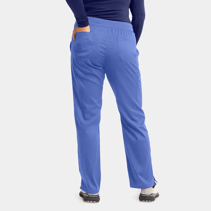 6802- Women’s Semi-Tapered Leg Pant with Yoga Waistband
