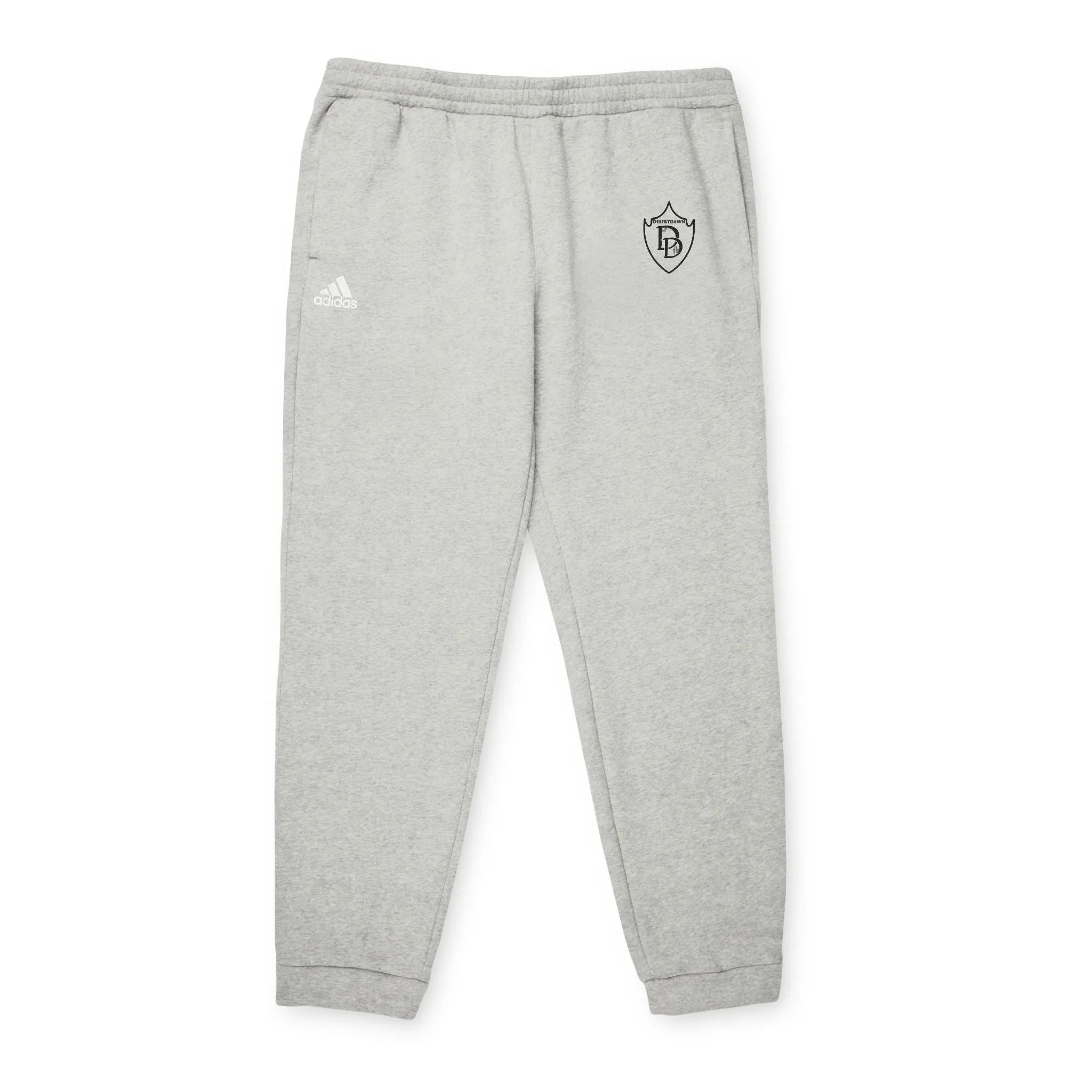 Adidas Fleece Joggers Desert Dawn Shield design