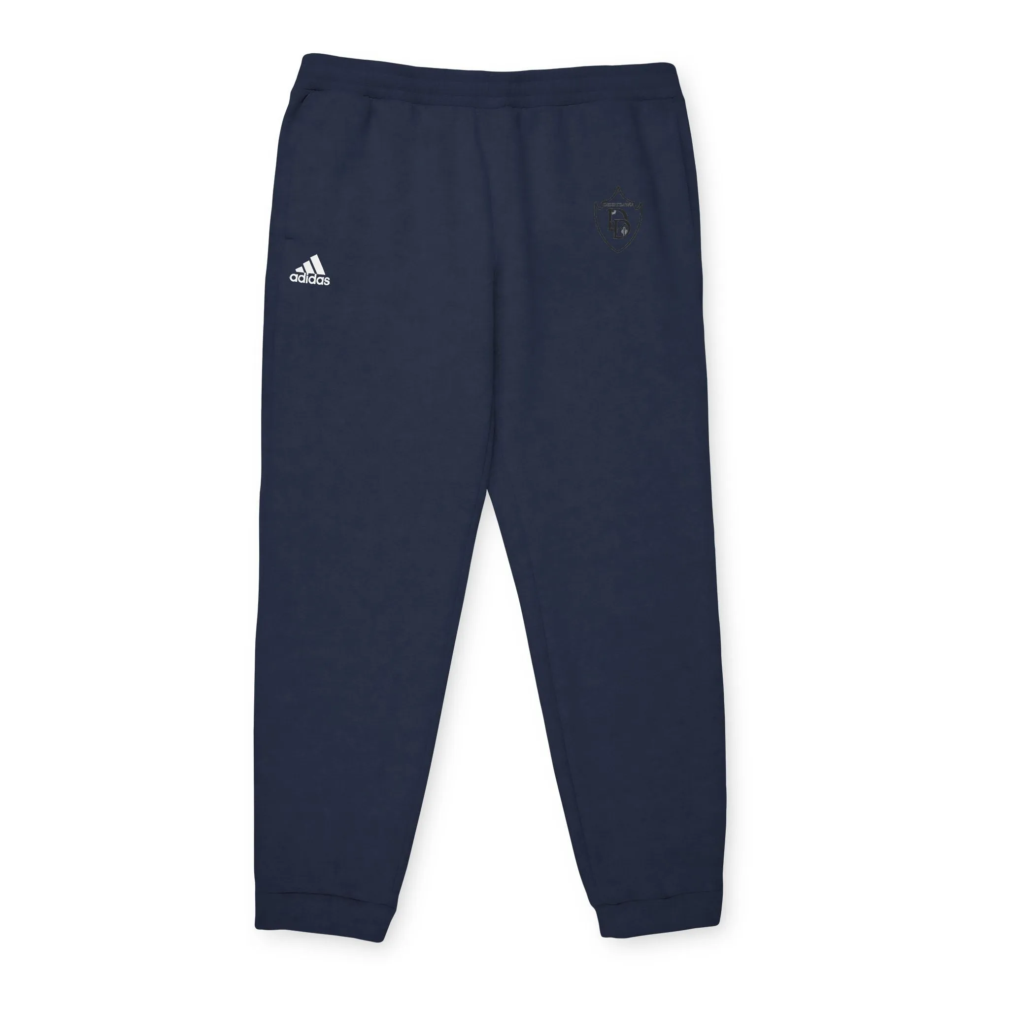 Adidas Fleece Joggers Desert Dawn Shield design