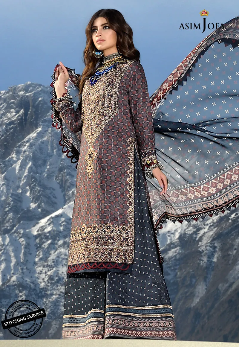 AJSL-10 | Asim Jofa Shehr-e-Yaar Luxury Lawn Collection 2022 | Unstitched Embroidered Lawn Suits