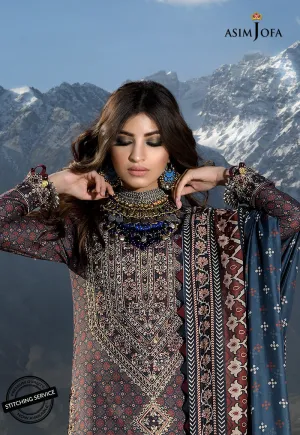 AJSL-10 | Asim Jofa Shehr-e-Yaar Luxury Lawn Collection 2022 | Unstitched Embroidered Lawn Suits