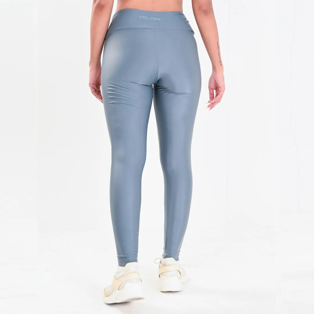 Allure Yoga Pants - Silver