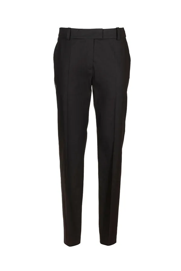 ALPINO BLACK CIGARETTE TROUSERS