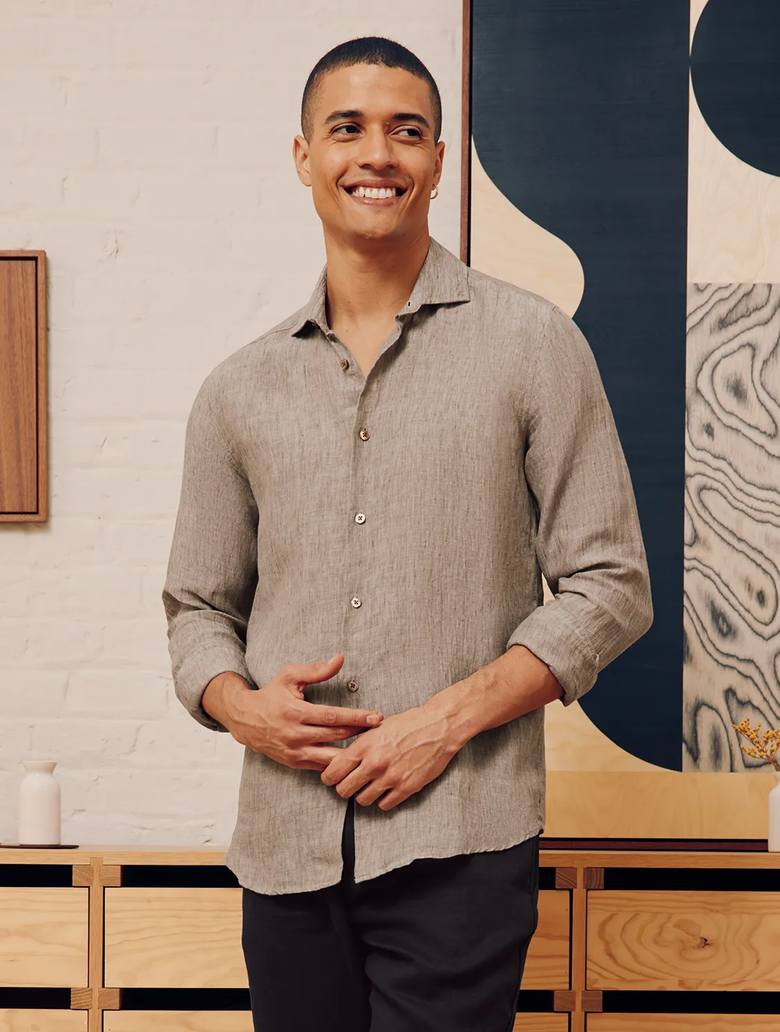 ANTONIO LINEN SHIRT