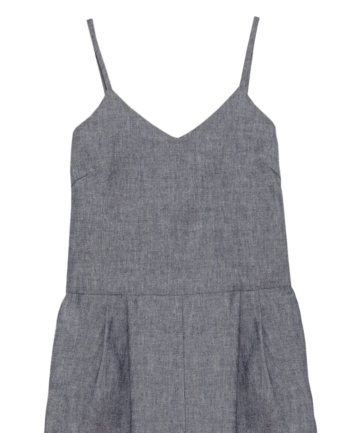 Apiece Apart Chios Jumpsuit In Chambray - FINAL SALE
