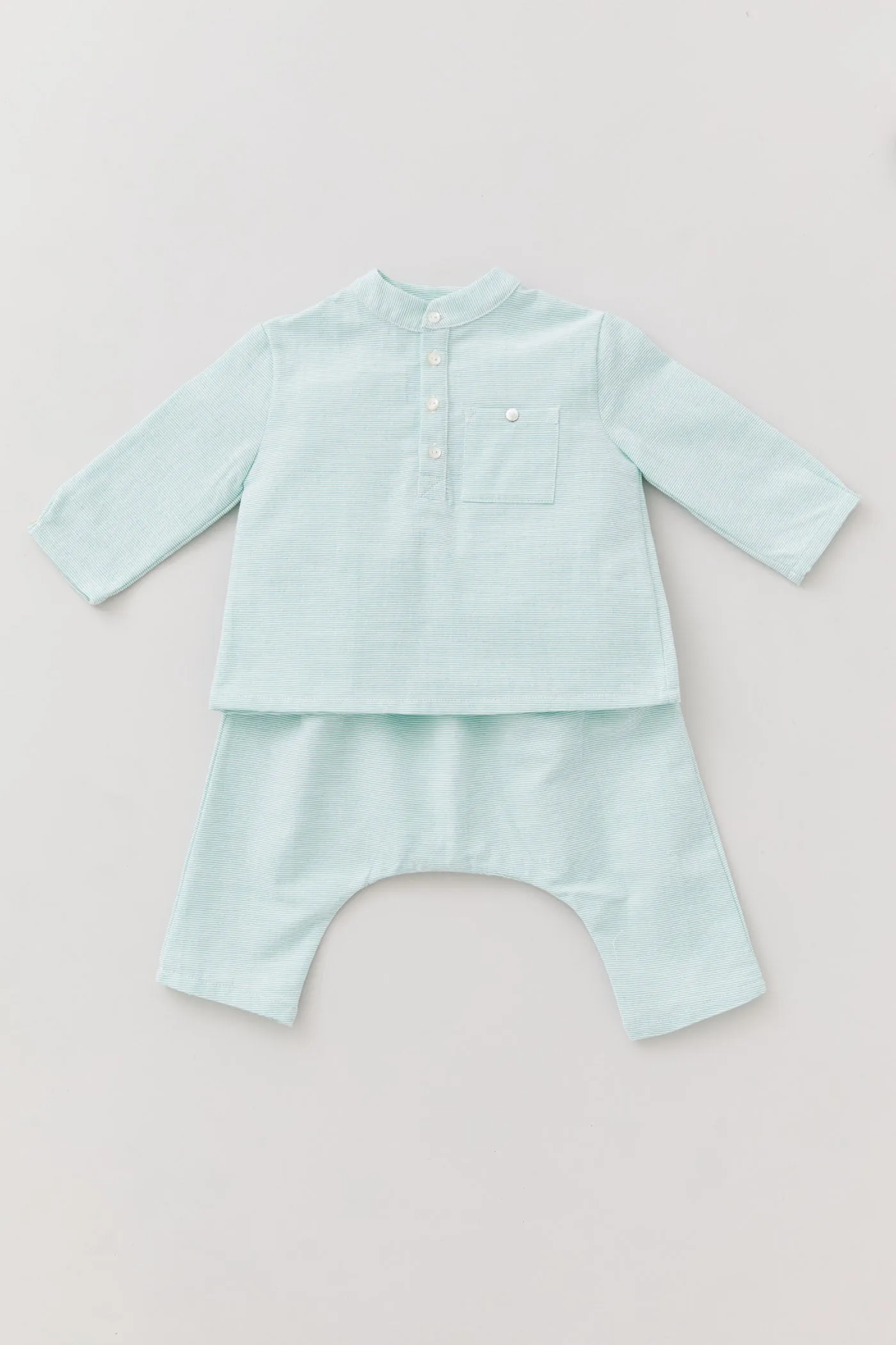 Apple Trousers - Mint Stripes