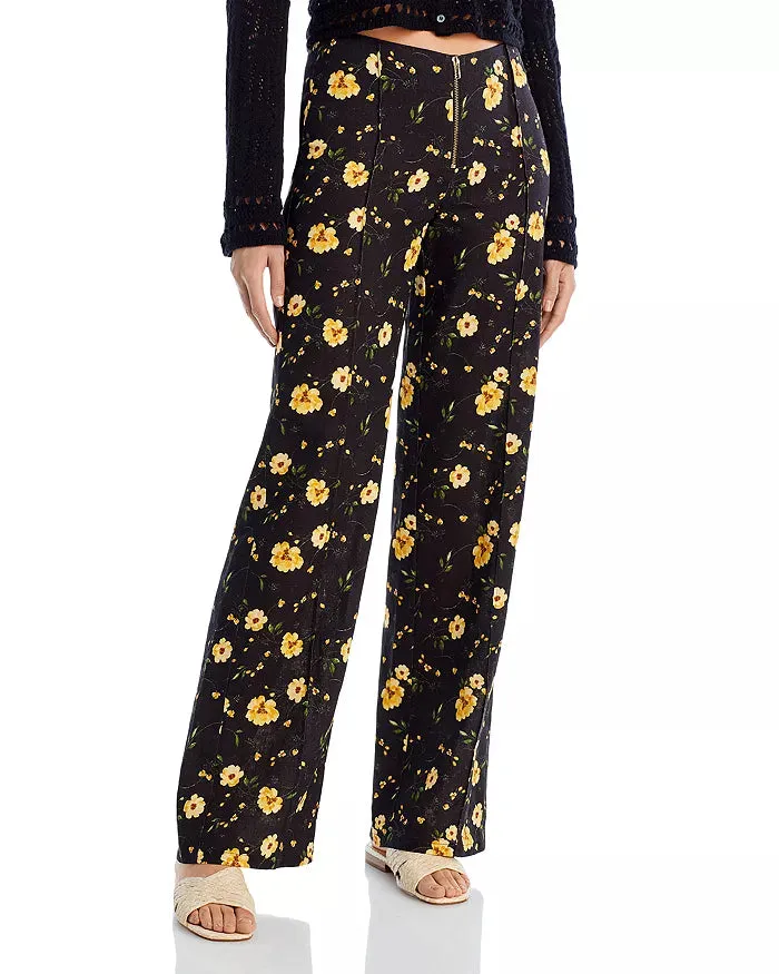 AQUA & Kristopher Brock
Floral Print Wide Leg Pants