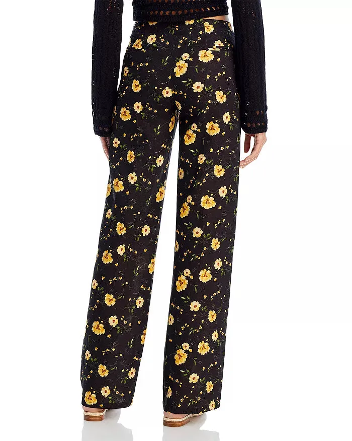 AQUA & Kristopher Brock
Floral Print Wide Leg Pants