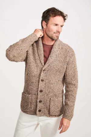 Aran Woollen Mills - R893 | men's wool cardigan with buttons