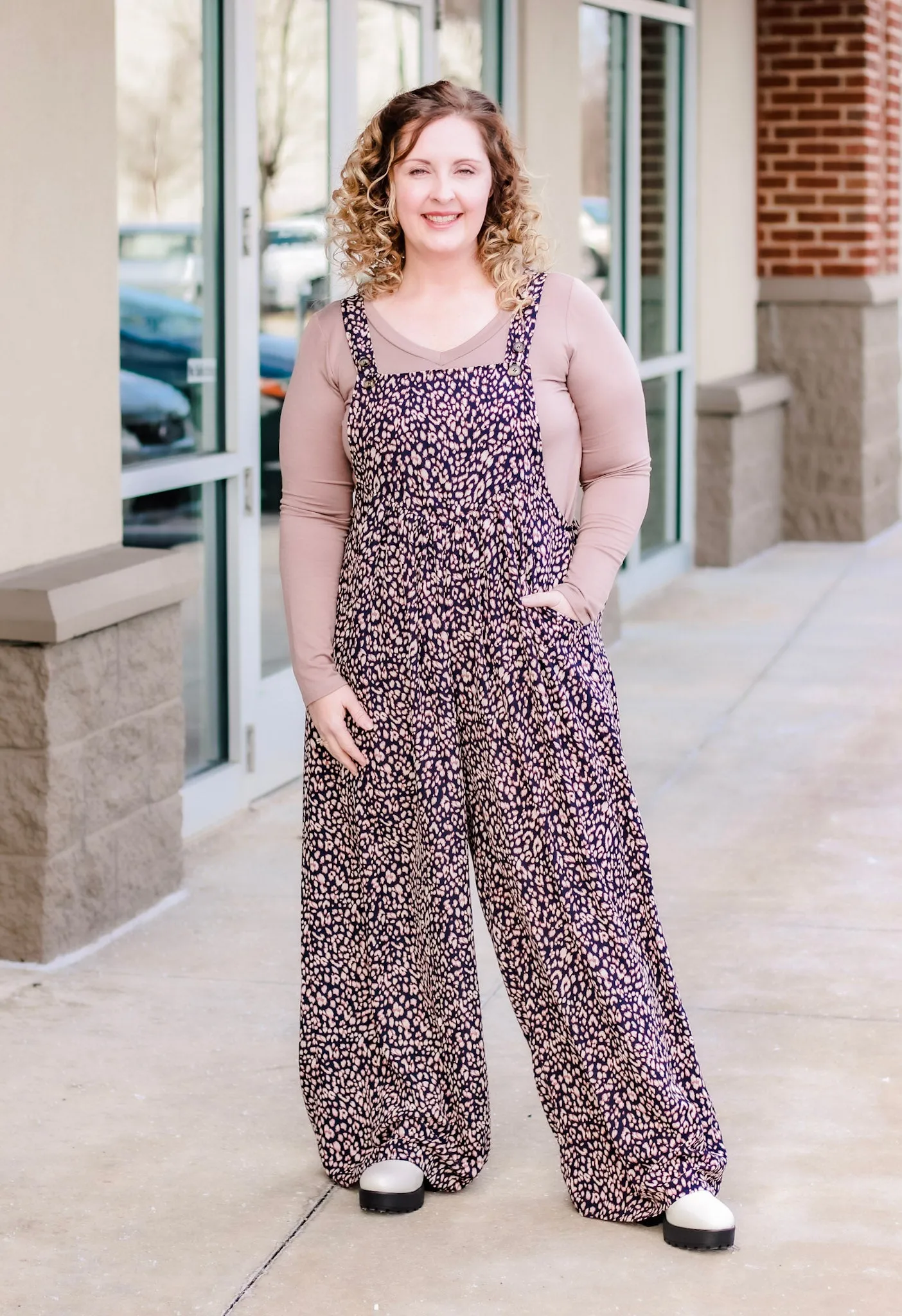 Back in Cheetah Jumpsuit