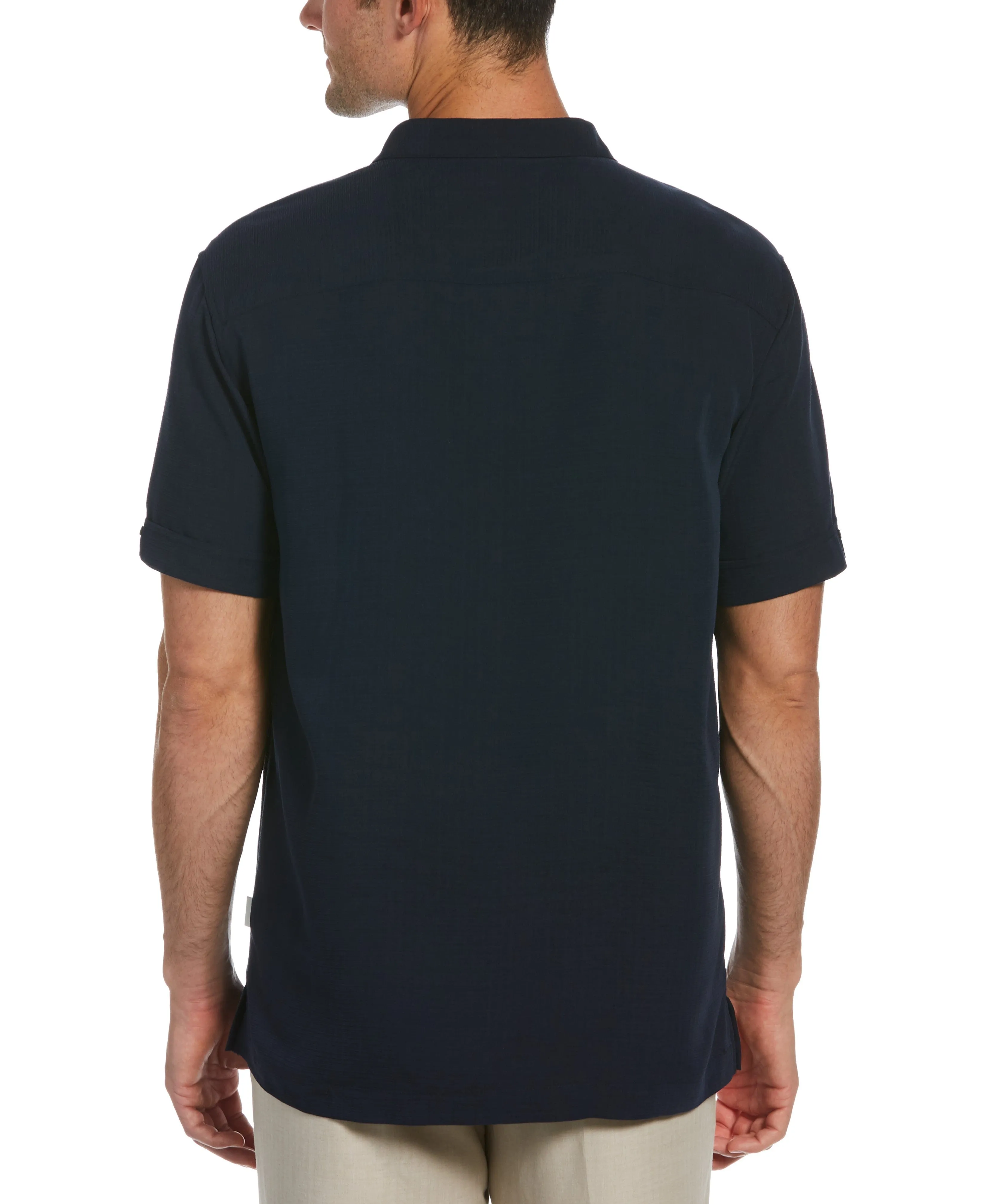Big & Tall Embroidered Panel Shirt
