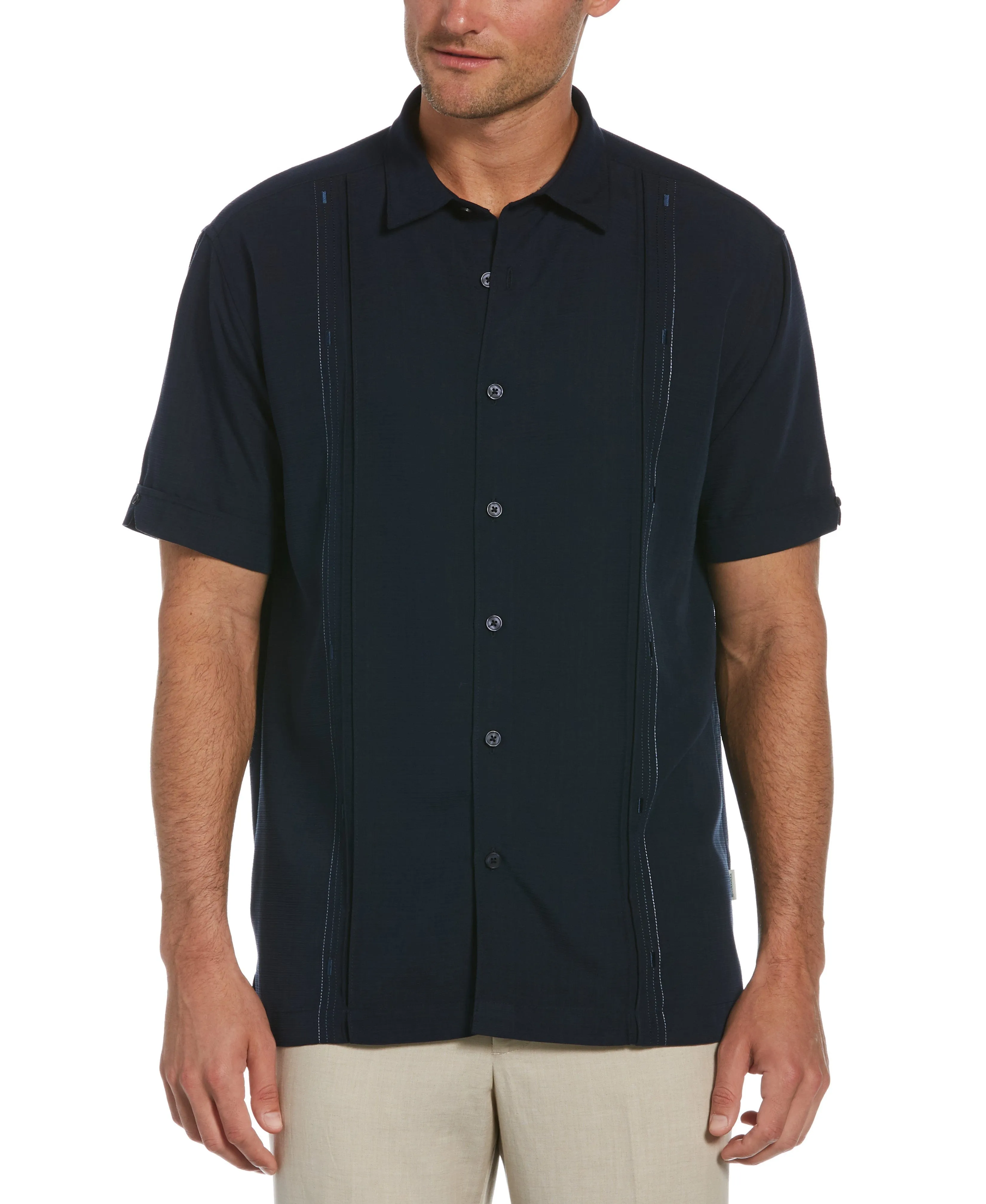 Big & Tall Embroidered Panel Shirt