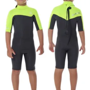 BILLABONG TODDLER FOIL 2MM BACK ZIP LIME