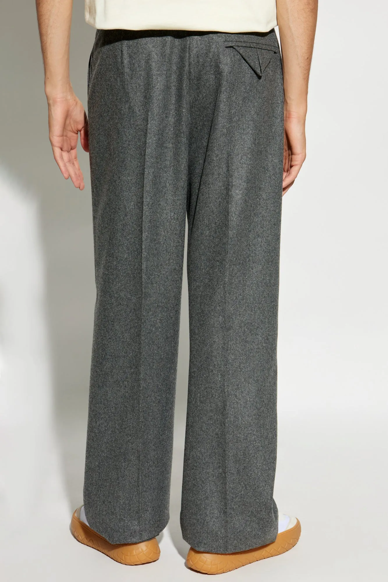 Bottega Veneta Wool creased trousers in GREY - 52