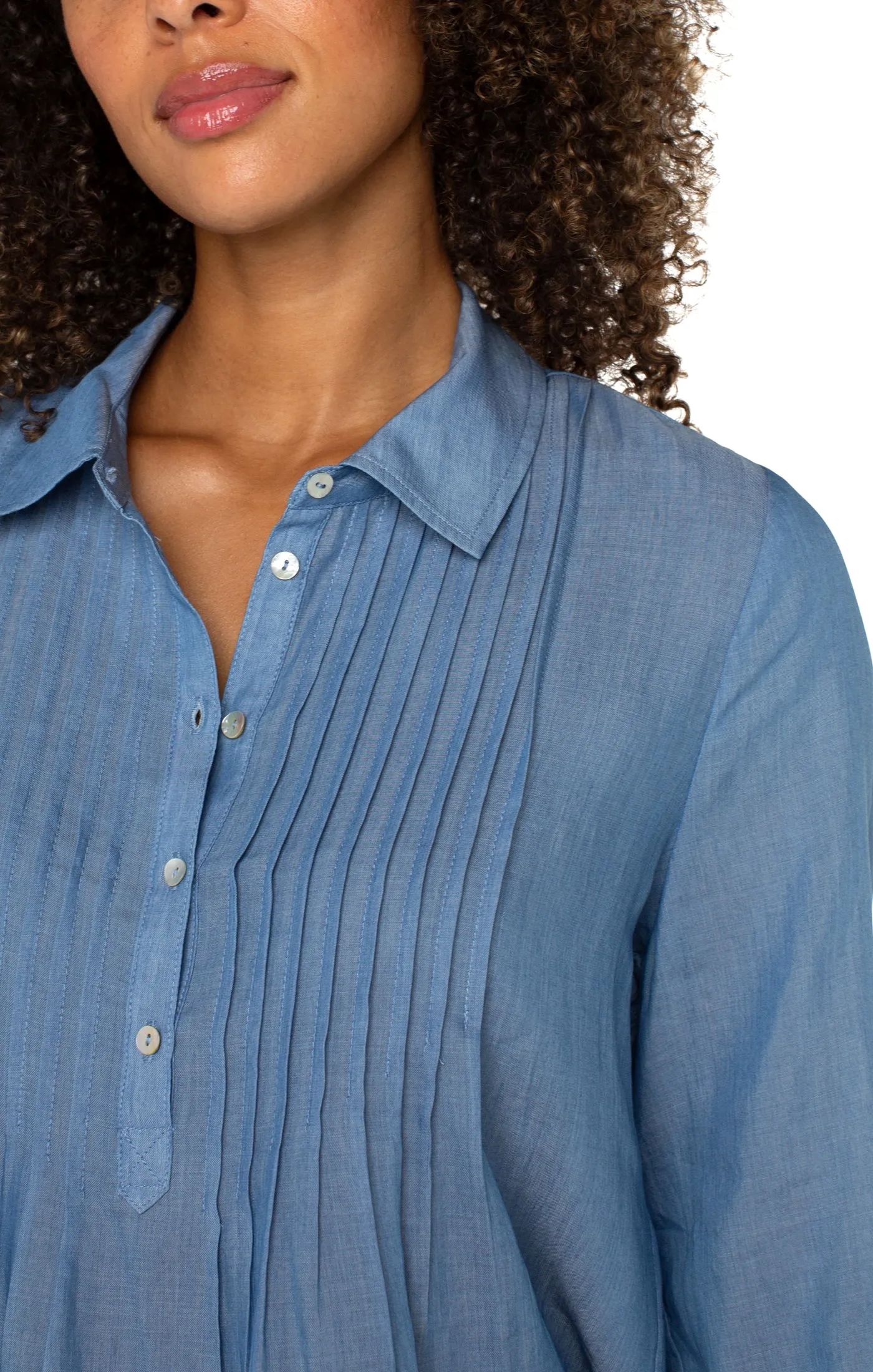 Bridgeton Pintuck Blouse