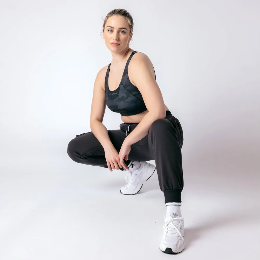 Cargo Joggers - Washed Black