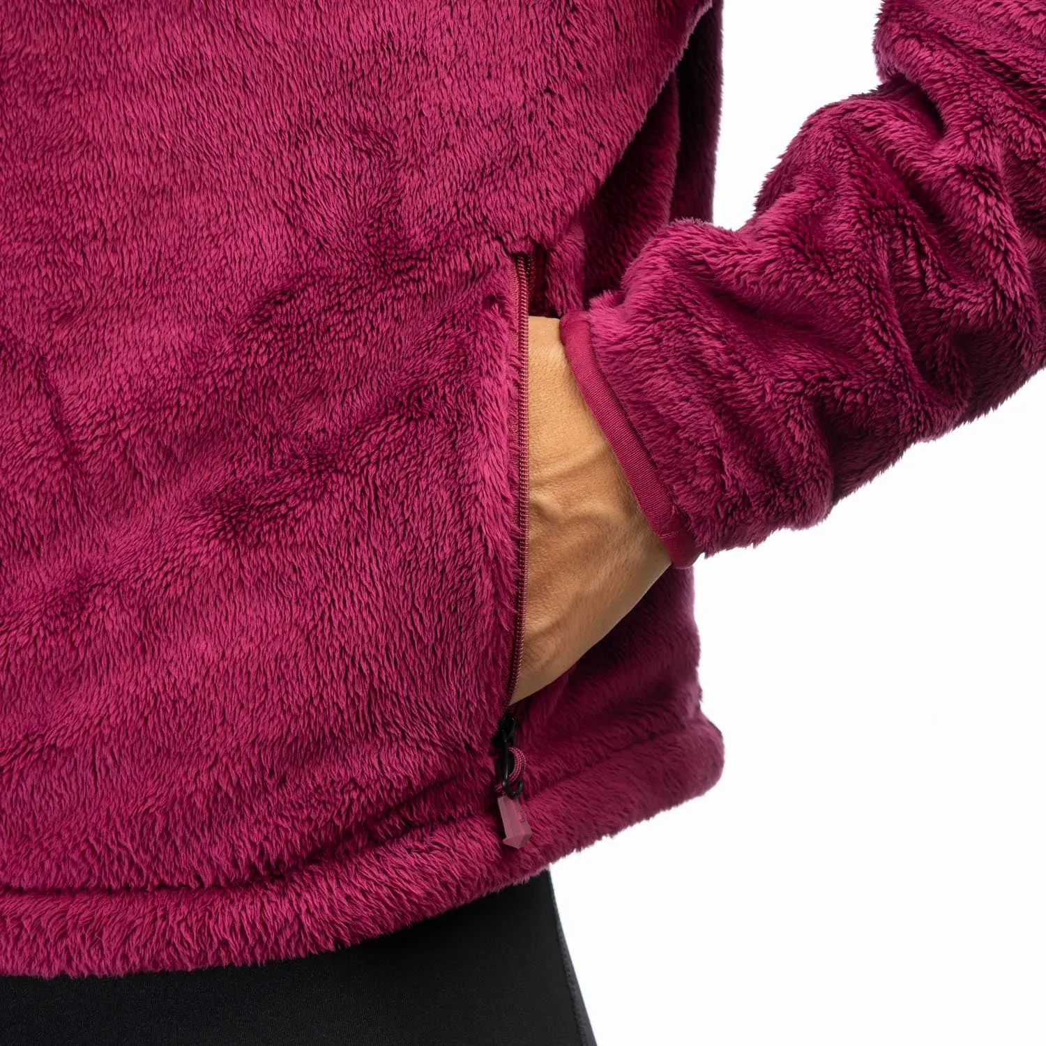 Cascade 1/4 Women's Zip Crop Hoodie