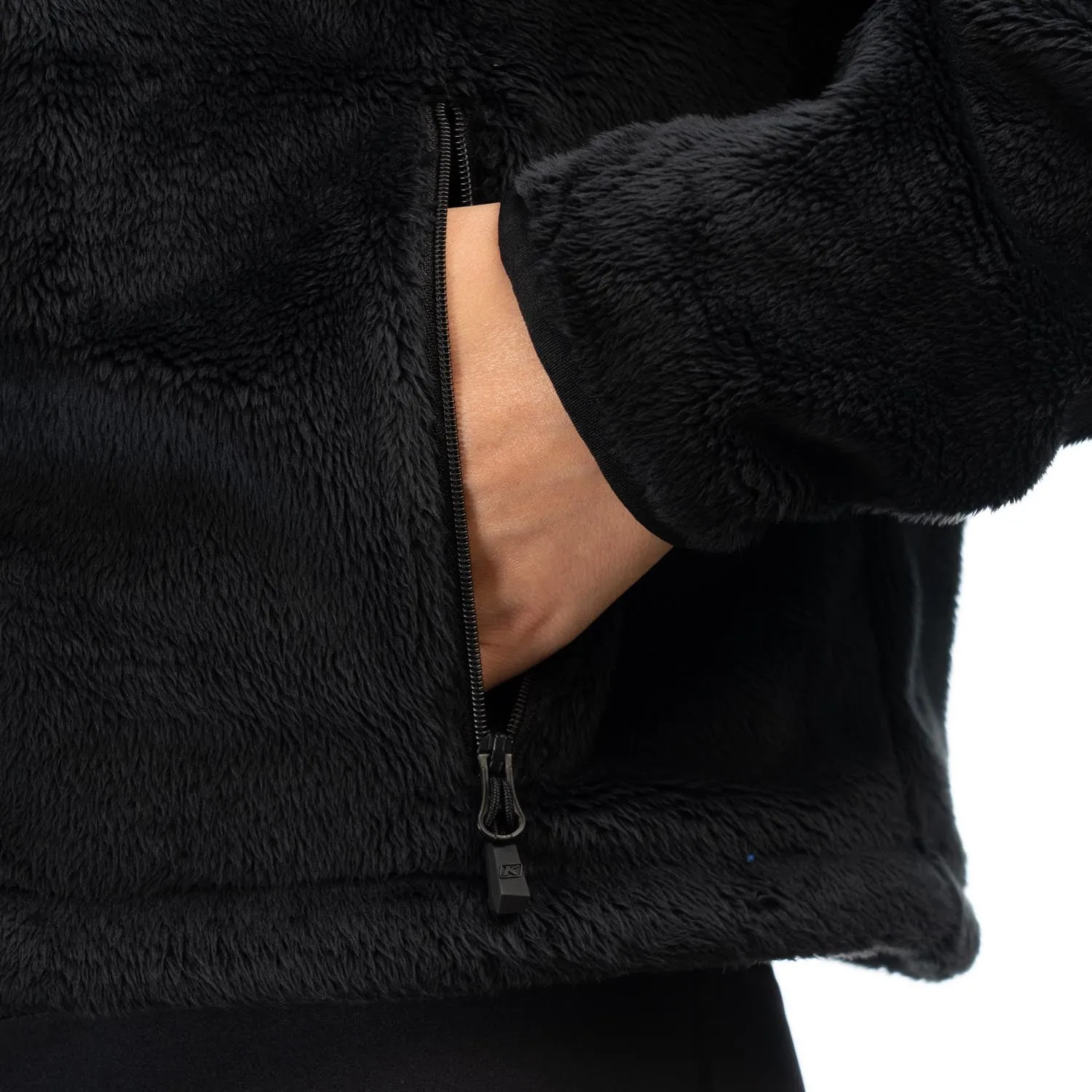 Cascade 1/4 Women's Zip Crop Hoodie