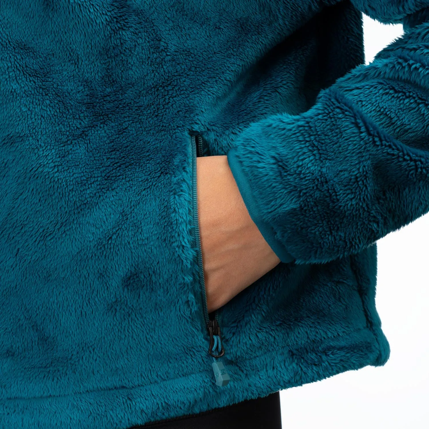 Cascade 1/4 Women's Zip Crop Hoodie