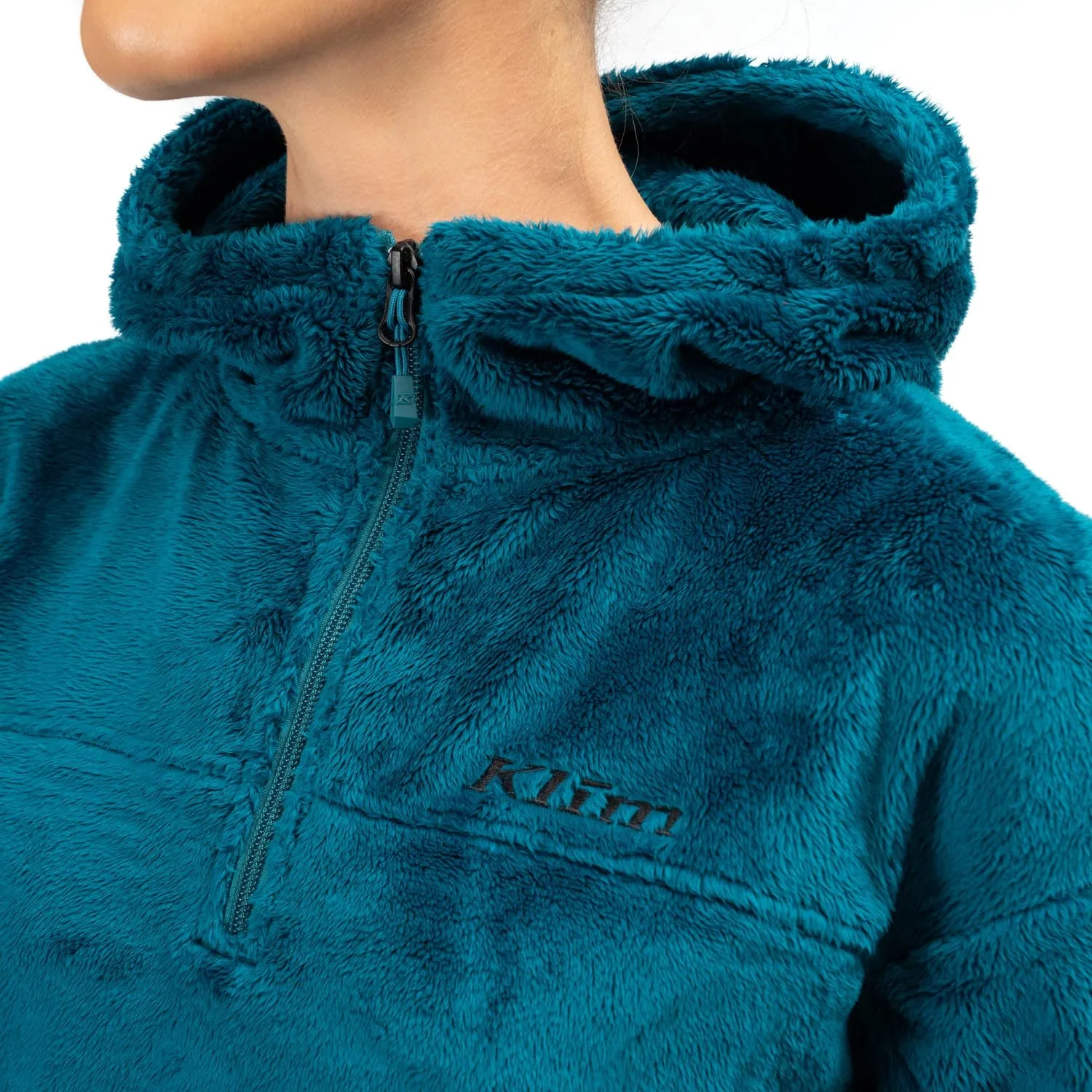 Cascade 1/4 Women's Zip Crop Hoodie