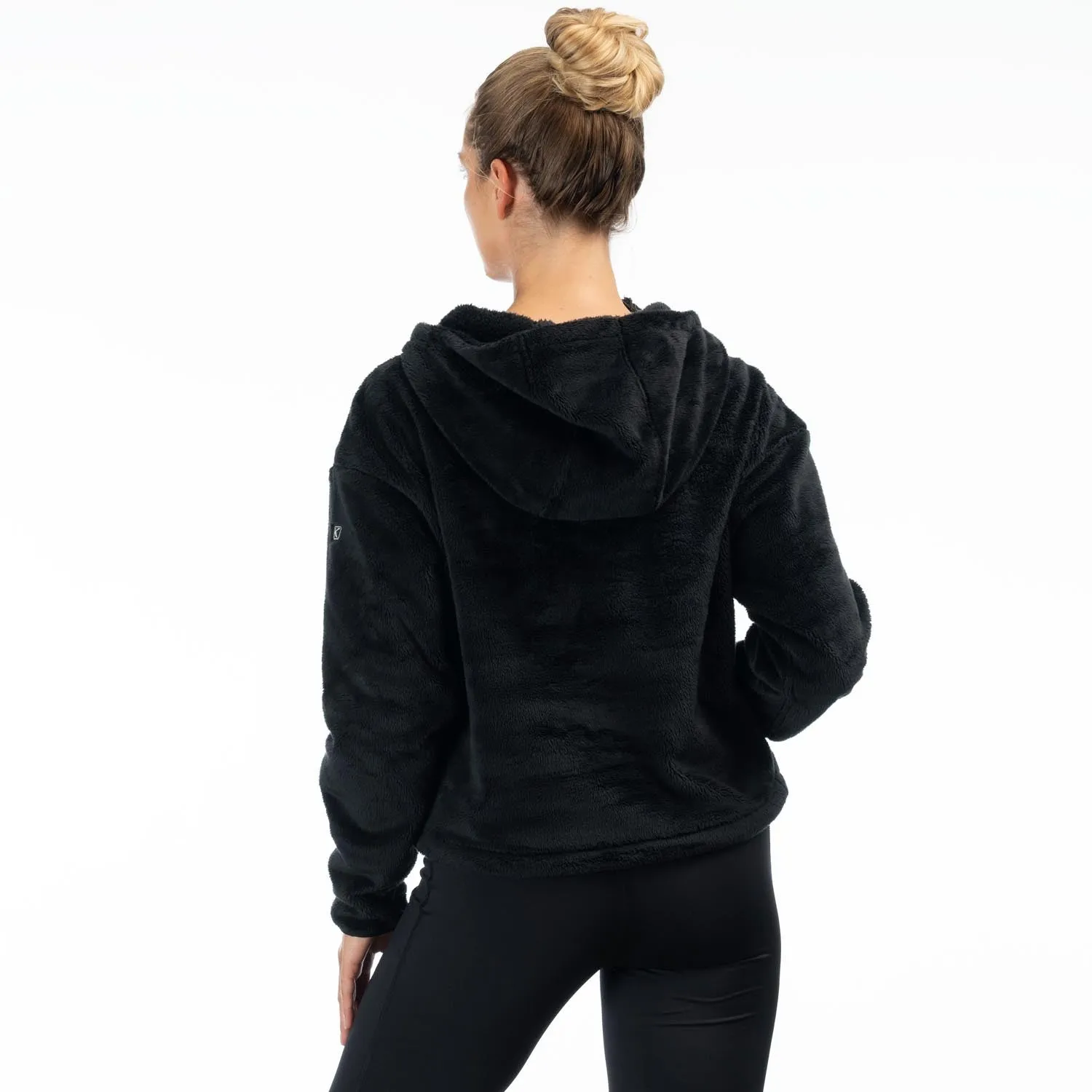 Cascade 1/4 Women's Zip Crop Hoodie