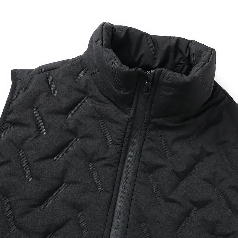 Casual Men's Windproof Gilet – Autumn Winter Down Cotton Fleece Vest, Thickened Sleeveless Warm Jacket C8