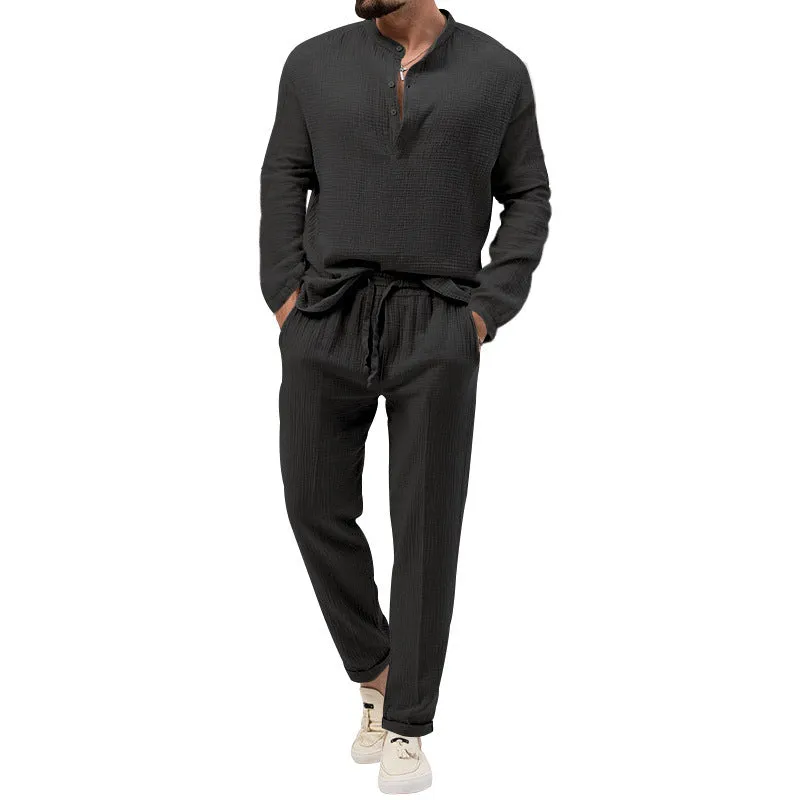 Casual T-Shirt And Pants Suit