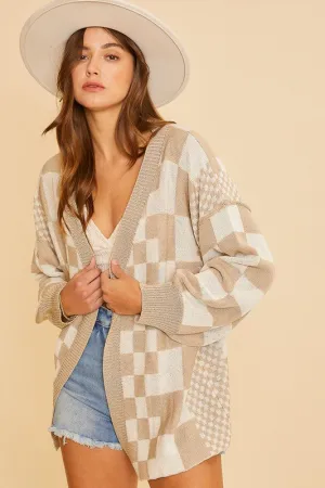 Check Me Out Drop Shoulder Cardigan