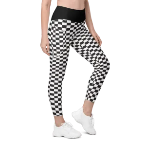 Checkered Leggings - Pockets