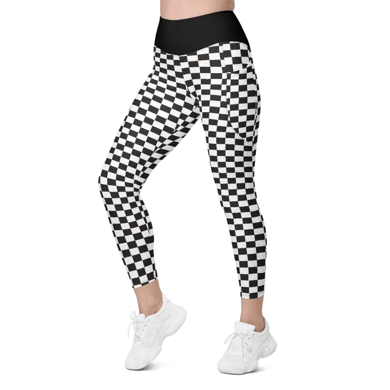 Checkered Leggings - Pockets