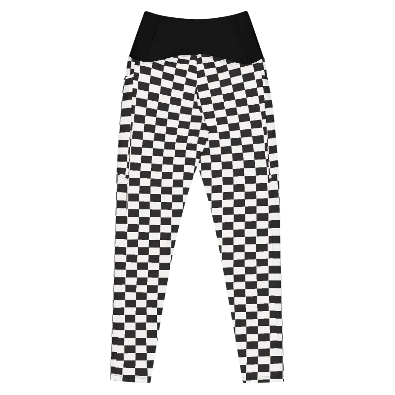 Checkered Leggings - Pockets
