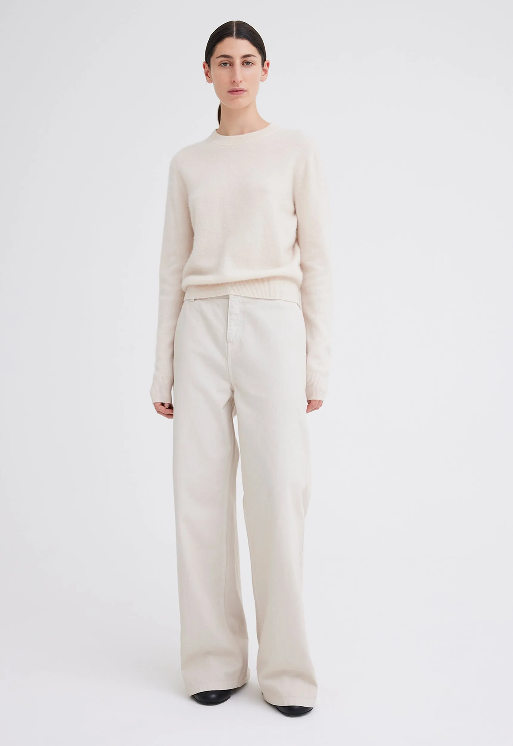 Cirrus Cashmere Sweater - Ice Cream