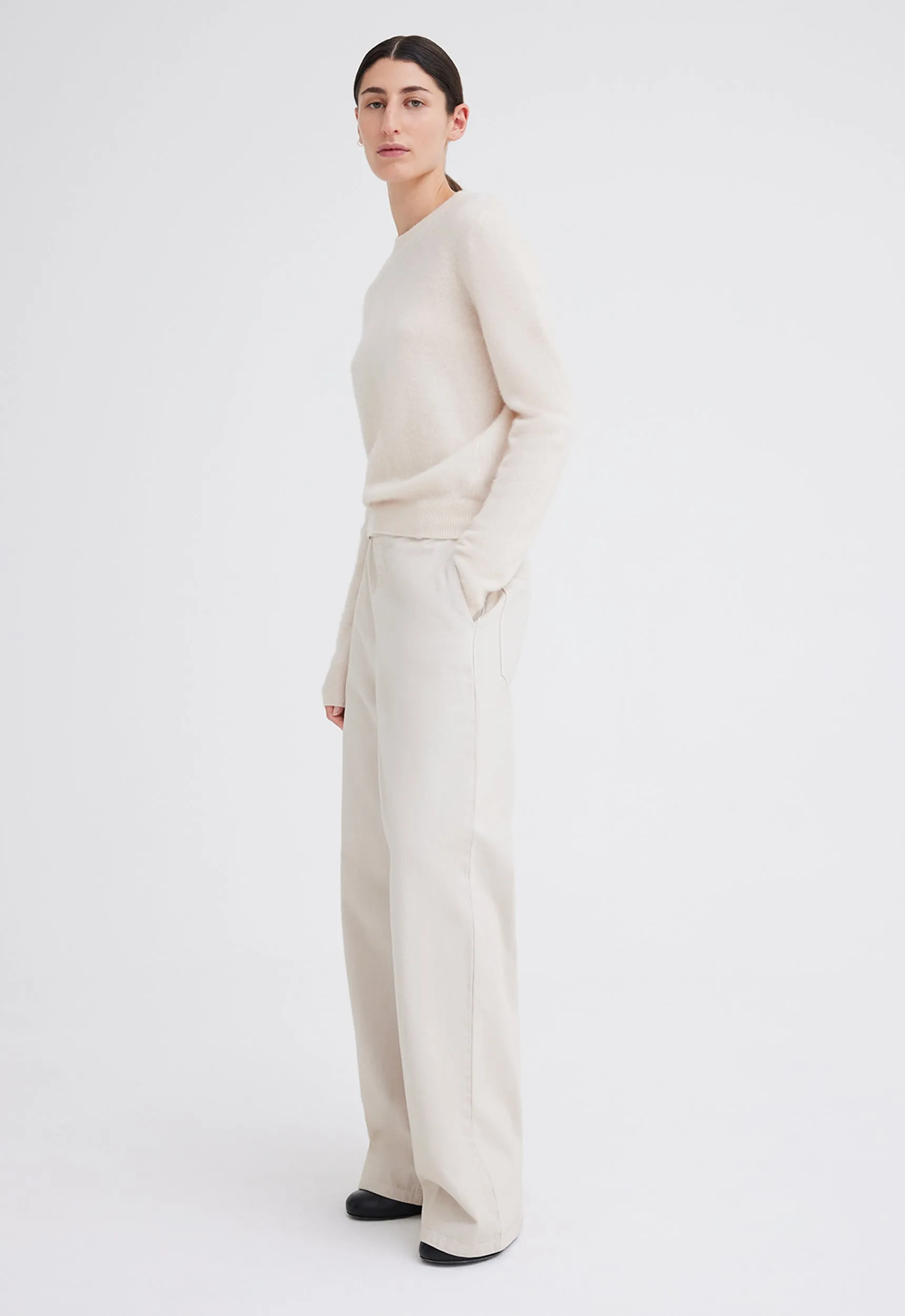 Cirrus Cashmere Sweater - Ice Cream