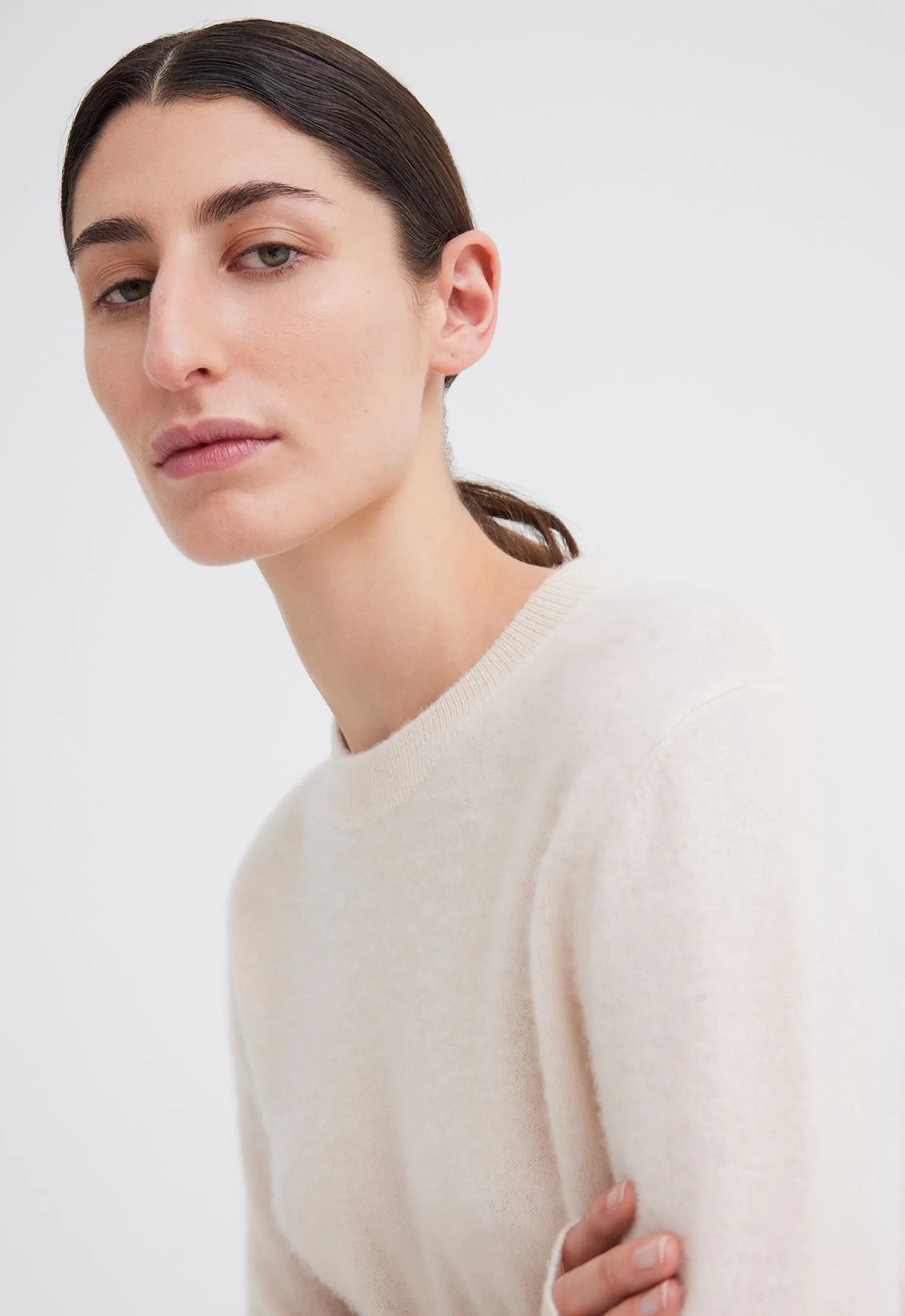 Cirrus Cashmere Sweater - Ice Cream