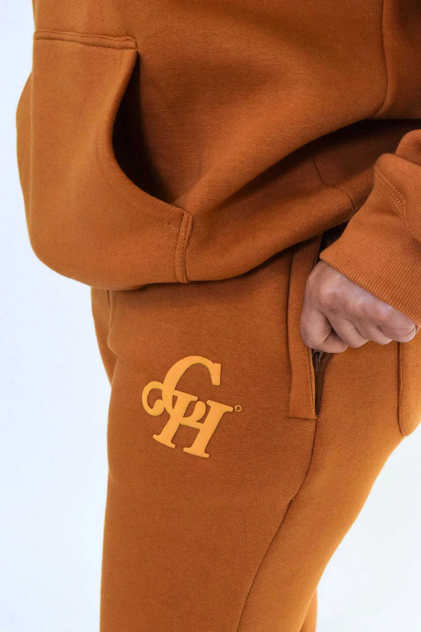 Citizenship V-Neck Flared Sweatsuit Set-Yam