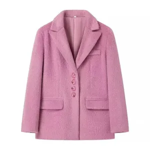 Classic Button Woolen Coat
