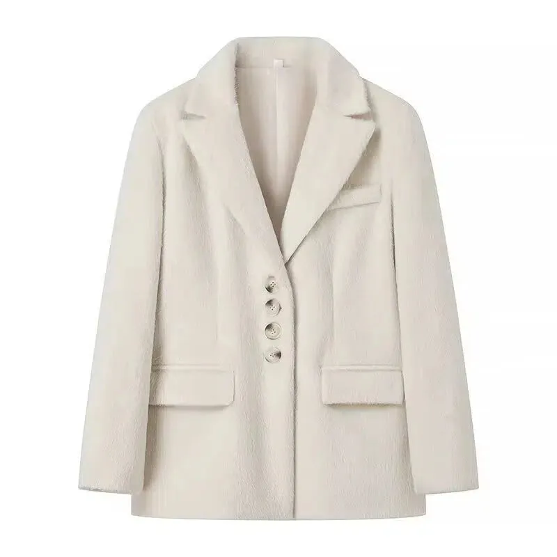 Classic Button Woolen Coat