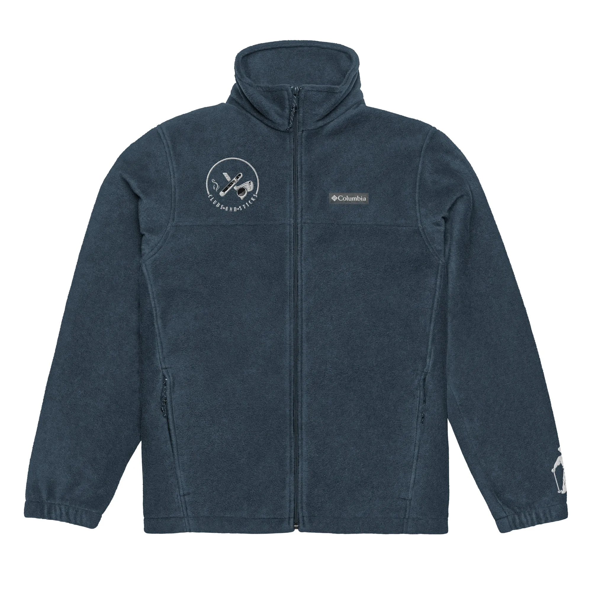 Clubs and Sticks Columbia fleece jacket