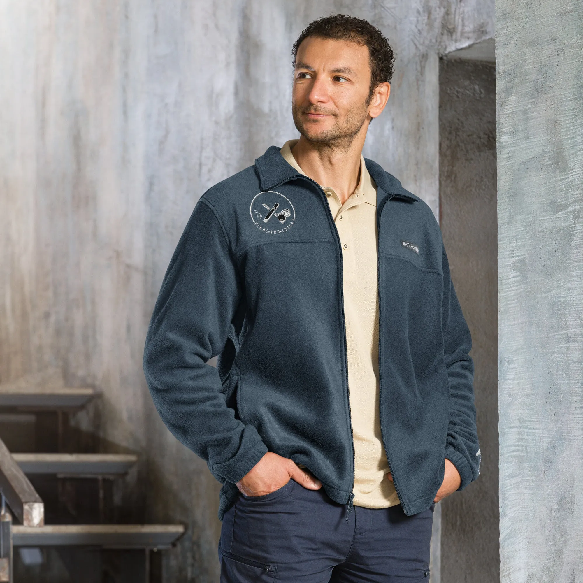 Clubs and Sticks Columbia fleece jacket
