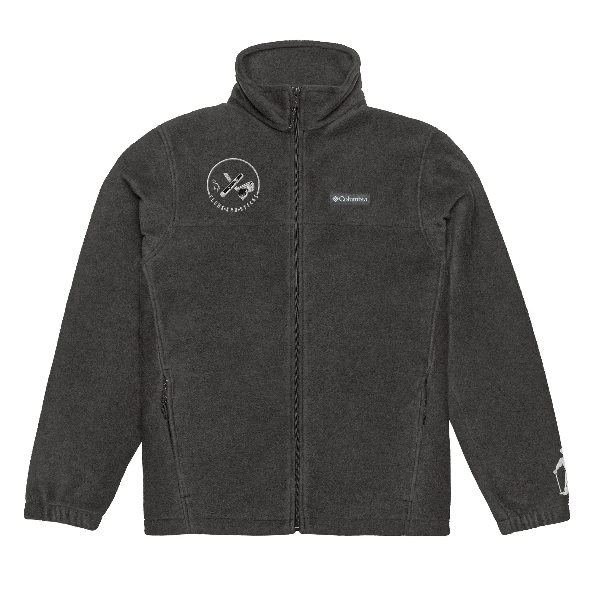 Clubs and Sticks Columbia fleece jacket