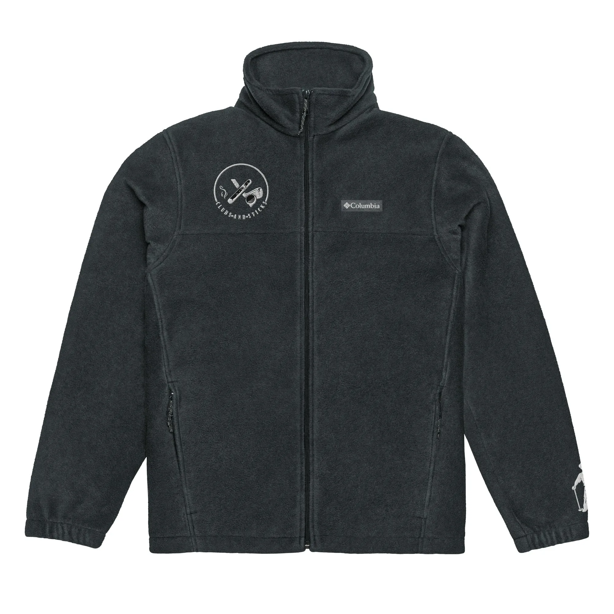 Clubs and Sticks Columbia fleece jacket
