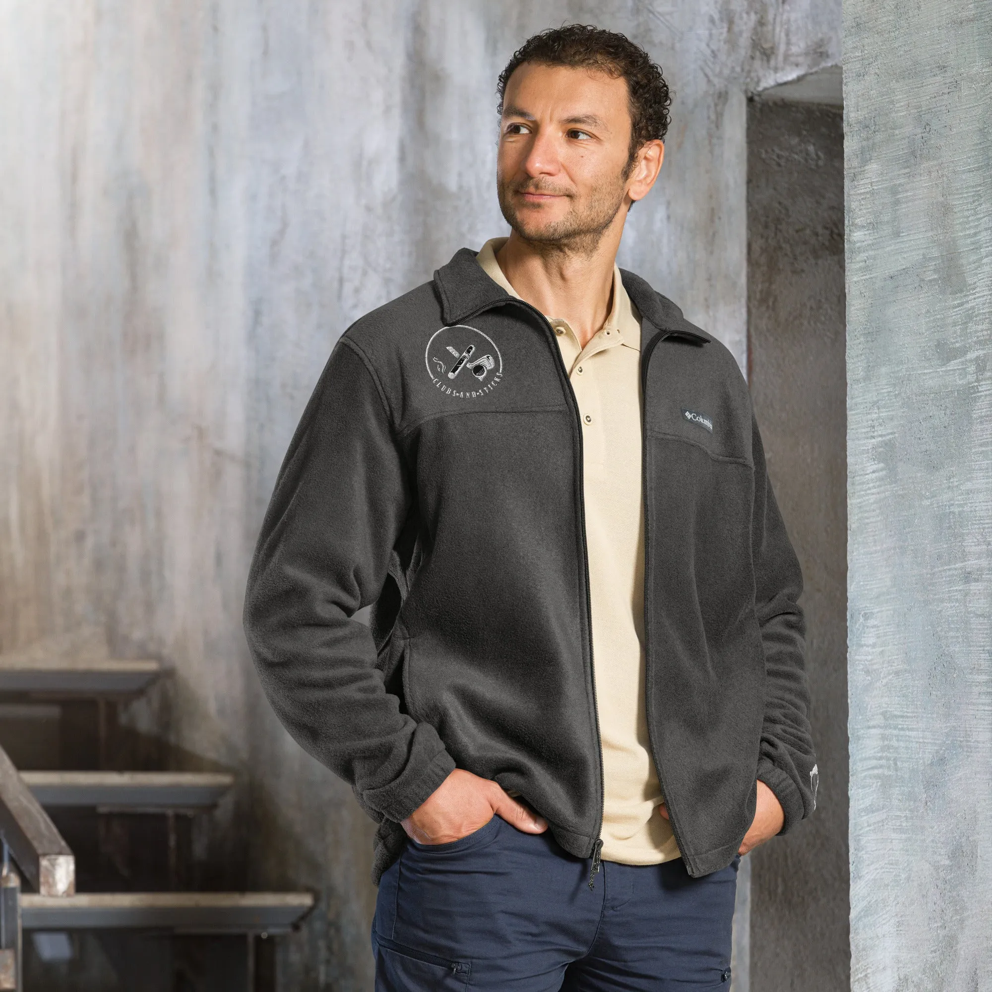 Clubs and Sticks Columbia fleece jacket