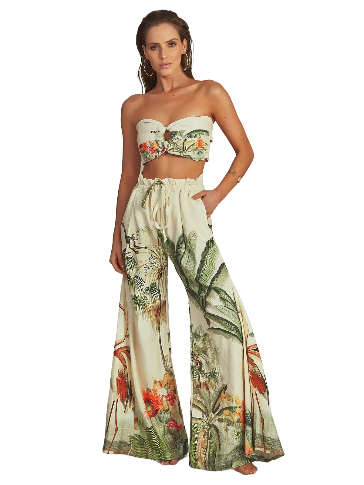 Cropped Bustier-Lydia Pant ::RET