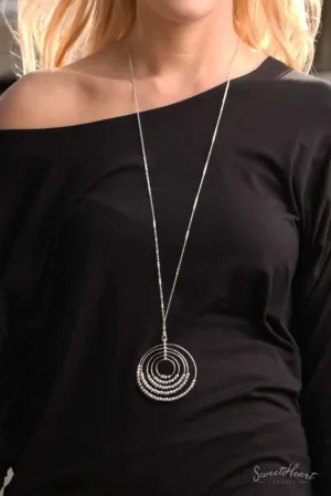 Dancing Moonbeams Necklace - Silver