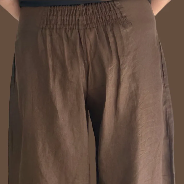 Danube Wide Leg Trousers in Cocoa